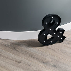 MDF moderne plinten grondlak RAL 9010 | Parketvloerenhuis.nl