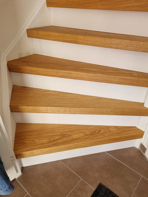 Trap Bekleden met Eiken Treden