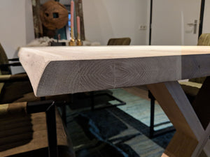 Boomstam tafels op kleur