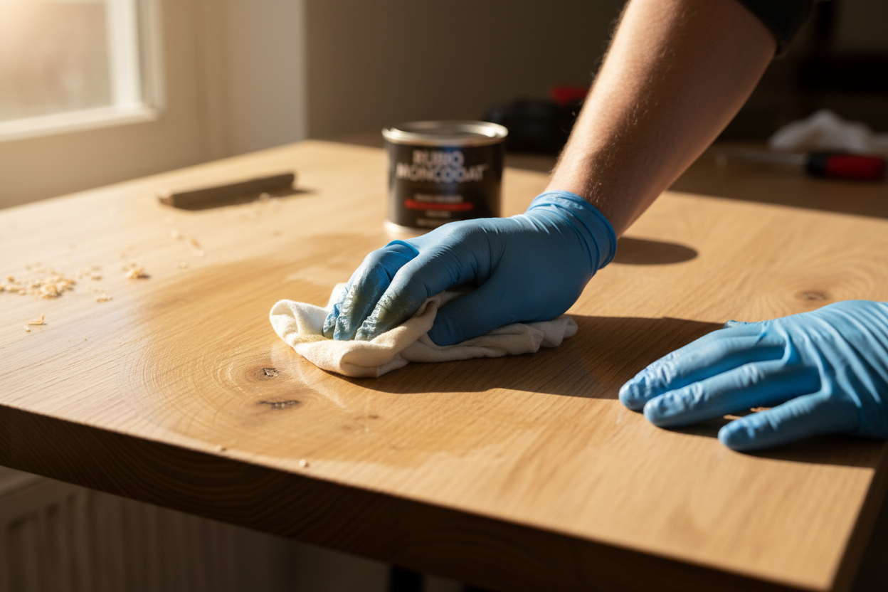 Tafel behandeld met Rubio Monocoat olie